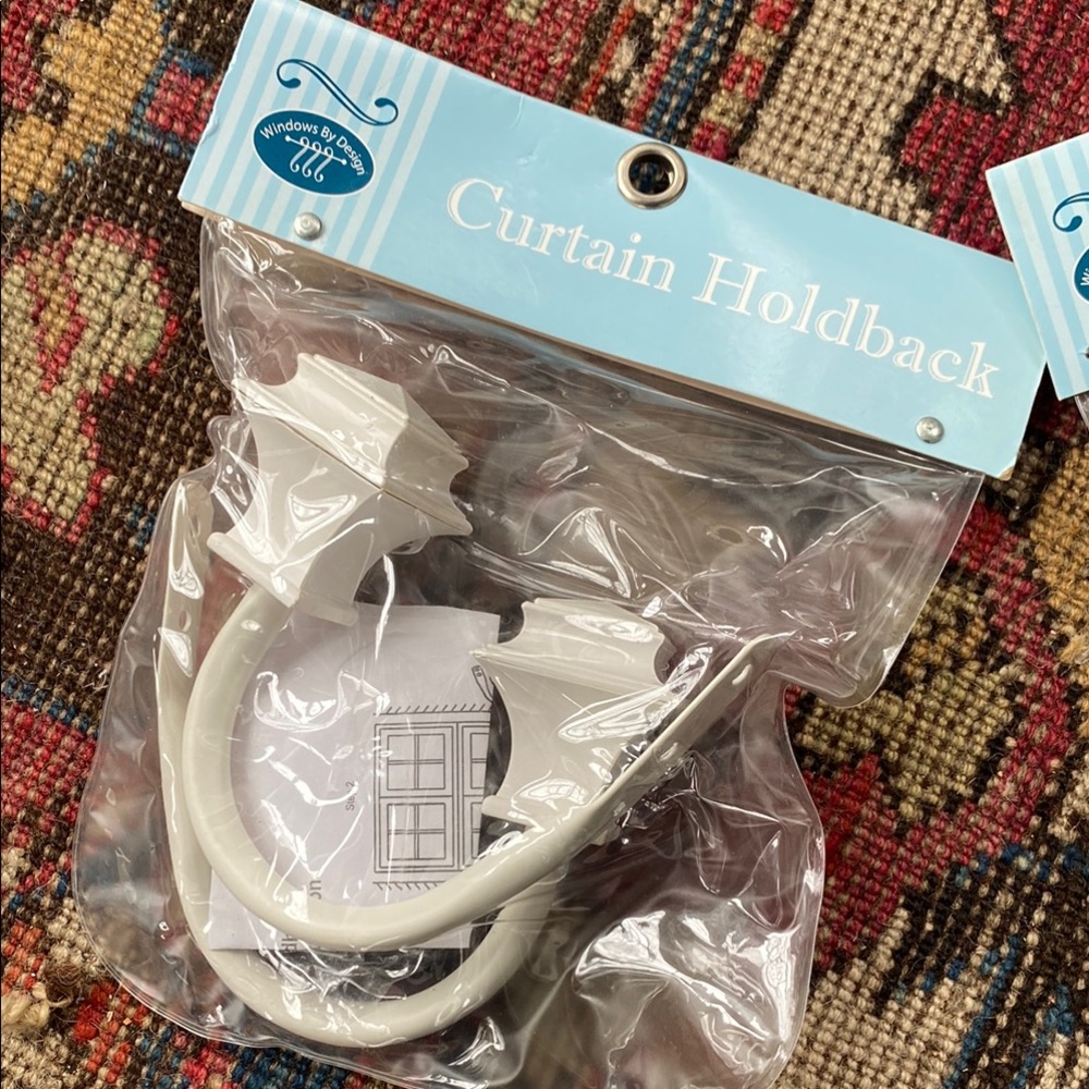 White Curtain Holdback